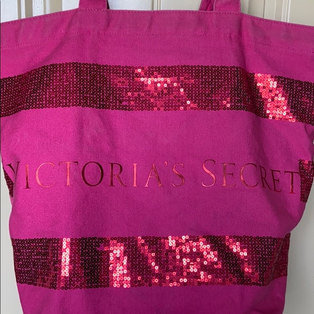 Large Victoria’s Secret Brand Canvas Bag. - Picture 3 of 14